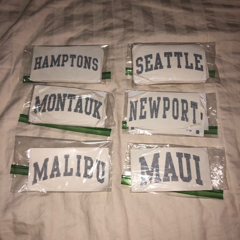 Brandy melville iron ons!